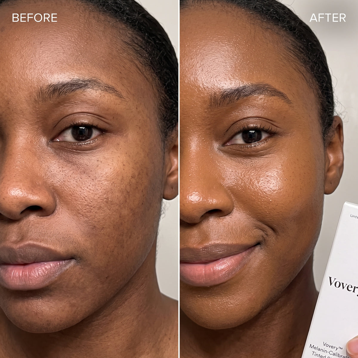 VOVERY Tinted Skin Balm – Hydrating Face Moisturizer & Foundation Stick, Dewy Finish