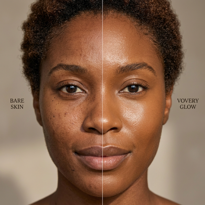 VOVERY Tinted Skin Balm – Hydrating Face Moisturizer & Foundation Stick, Dewy Finish